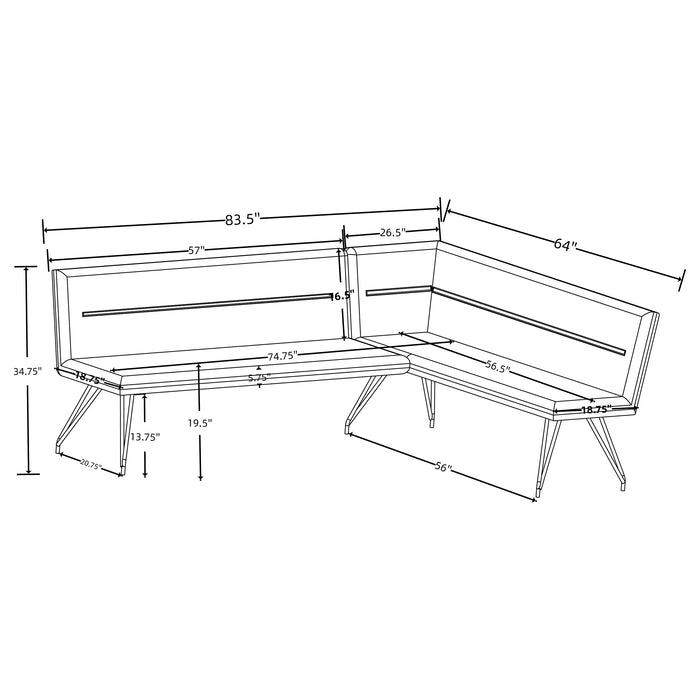 Dodson Bench - Visions in Furniture (La Mirada, CA)