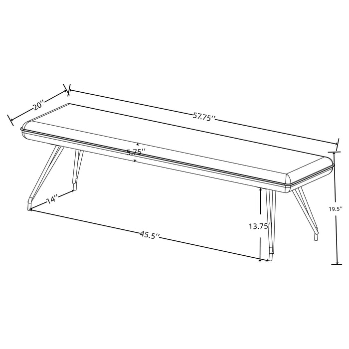 Dodson Bench - Visions in Furniture (La Mirada, CA)
