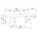 Hathaway 7 Pc Dining Set - Visions in Furniture (La Mirada, CA)