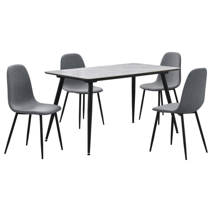 Dennison 5 Pc Dining Set - Visions in Furniture (La Mirada, CA)