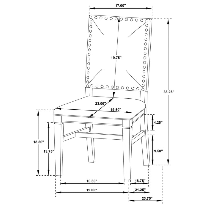 Middleton Side Chairs - Visions in Furniture (La Mirada, CA)
