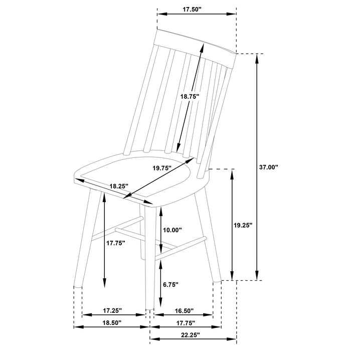 Middleton Side Chairs - Visions in Furniture (La Mirada, CA)