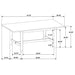 Crestmore 7 Pc Dining Set - Visions in Furniture (La Mirada, CA)
