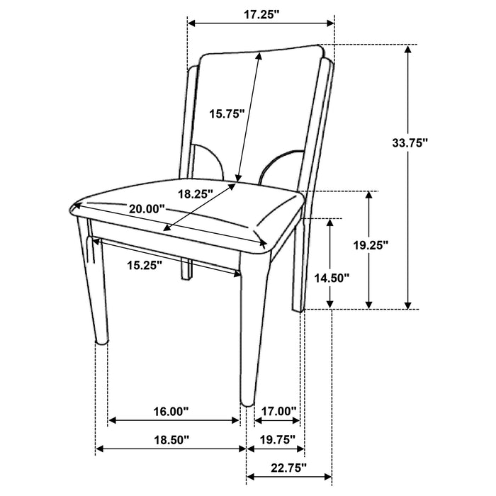 Crestmore 7 Pc Dining Set - Visions in Furniture (La Mirada, CA)