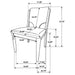 Crestmore 7 Pc Dining Set - Visions in Furniture (La Mirada, CA)