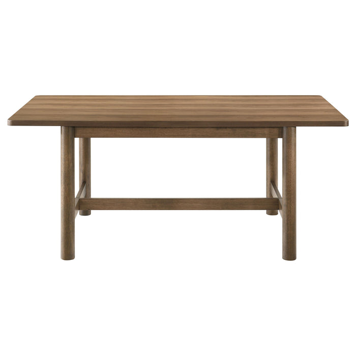 Crestmore 71-inch Rectangular Wood Dining Table Walnut - Visions in Furniture (La Mirada, CA)