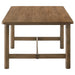 Crestmore 71-inch Rectangular Wood Dining Table Walnut - Visions in Furniture (La Mirada, CA)