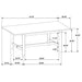Crestmore 71-inch Rectangular Wood Dining Table Walnut - Visions in Furniture (La Mirada, CA)