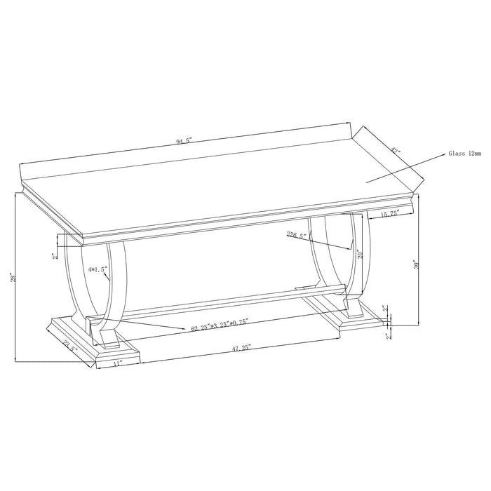 Antoine Dining Sets - Visions in Furniture (La Mirada, CA)