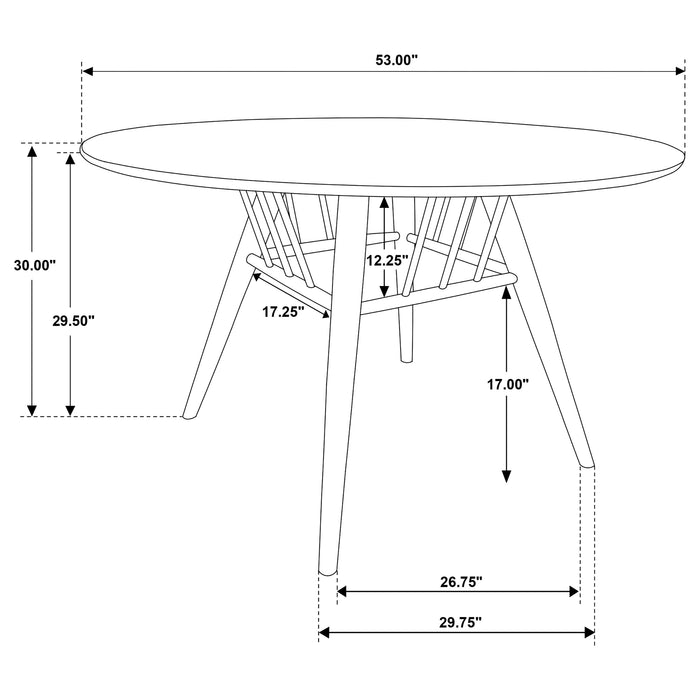 Everton Dining Table - Visions in Furniture (La Mirada, CA)