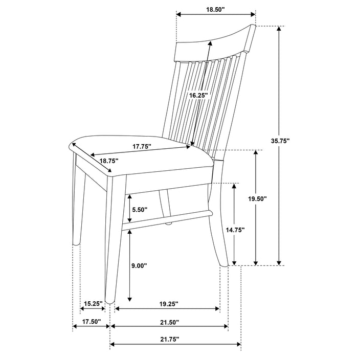 Everton Side Chair - Visions in Furniture (La Mirada, CA)