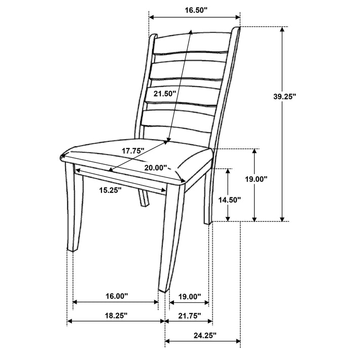 Danvers 5 Pc Dining Set - Visions in Furniture (La Mirada, CA)