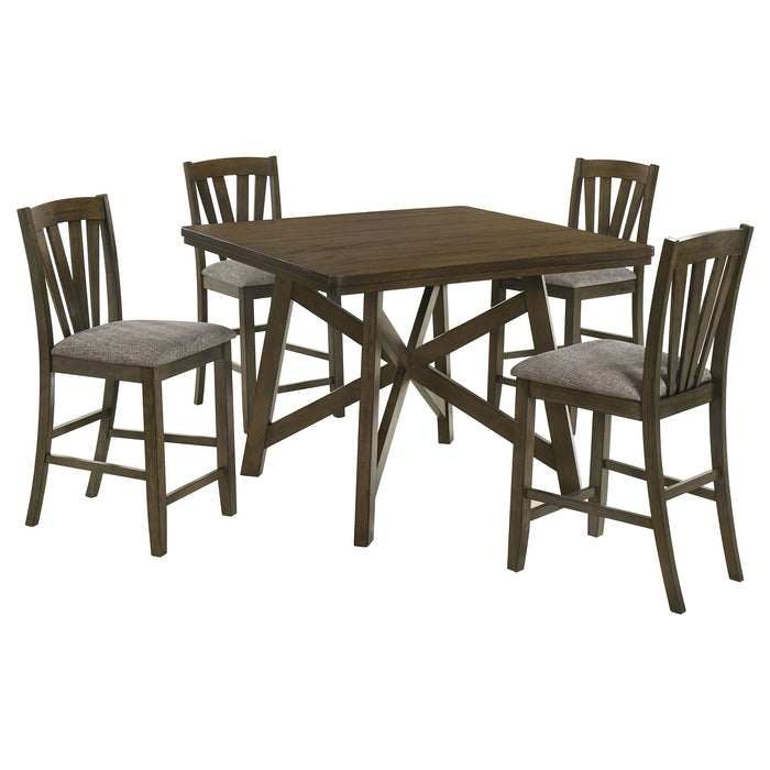 Canfield 5 Pc Counter Height Dining Set - Visions in Furniture (La Mirada, CA)