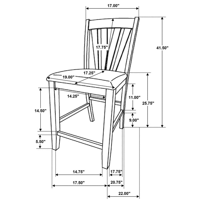 Canfield Counter Stool - Visions in Furniture (La Mirada, CA)