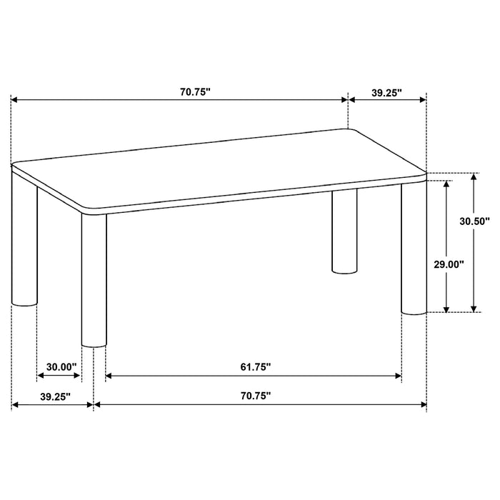 Castlewood 7 Pc Dining Set - Visions in Furniture (La Mirada, CA)