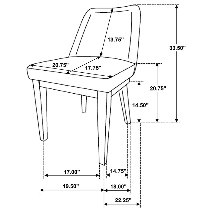 Castlewood 7 Pc Dining Set - Visions in Furniture (La Mirada, CA)