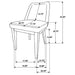 Castlewood 7 Pc Dining Set - Visions in Furniture (La Mirada, CA)