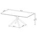 Carvell Dining Table - Visions in Furniture (La Mirada, CA)