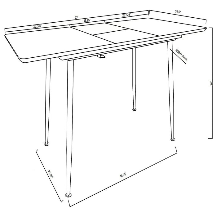 Horizon Dining Sets - Visions in Furniture (La Mirada, CA)