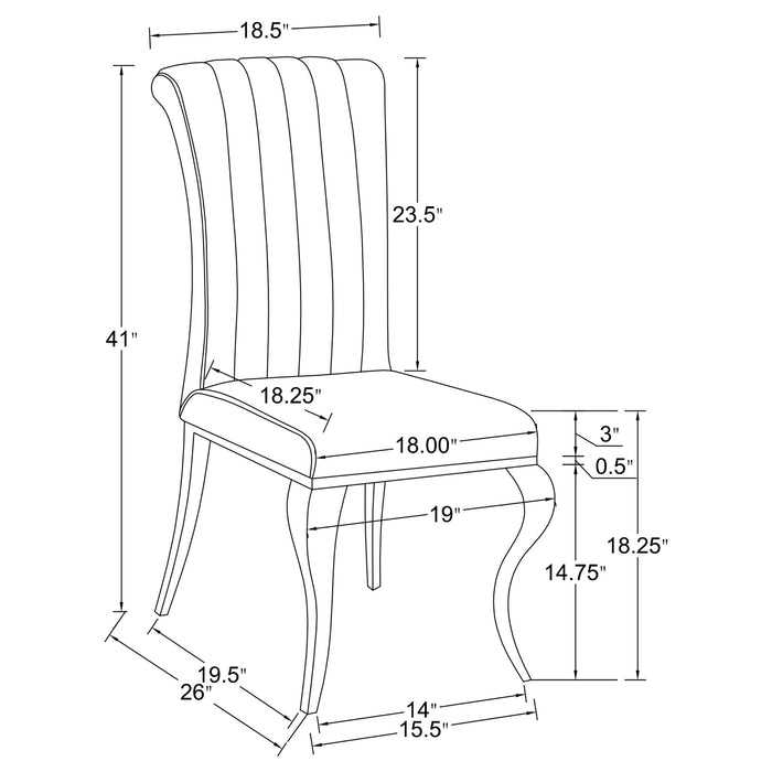 Carone 5 Pc Dining Sets