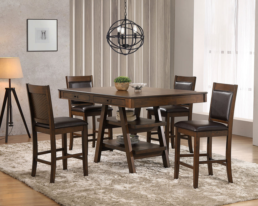 Dewey 5 Pc Counter Height Dining Sets - Visions in Furniture (La Mirada, CA)