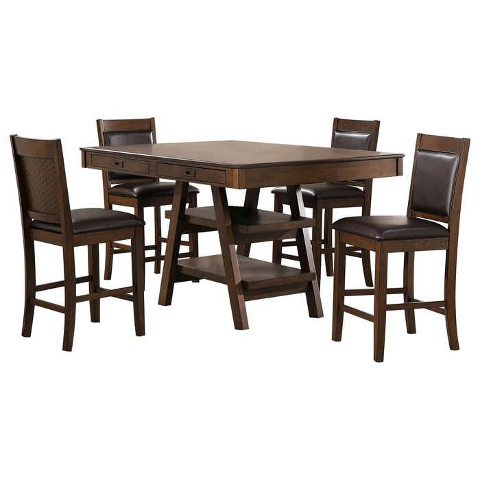 Dewey 5 Pc Counter Height Dining Sets - Visions in Furniture (La Mirada, CA)