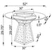 Quinn 5 Pc Dining Sets - Visions in Furniture (La Mirada, CA)