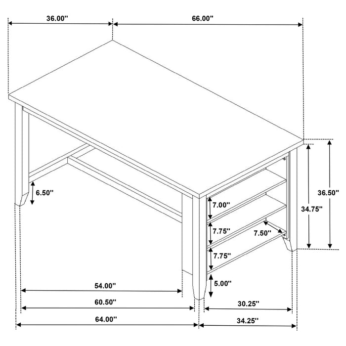Elliston Counter Height Dining Table - Visions in Furniture (La Mirada, CA)