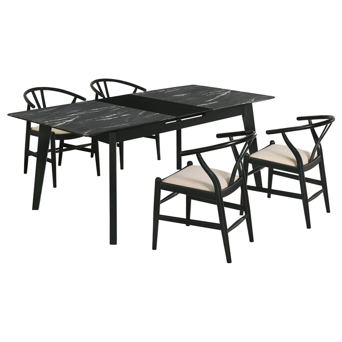 Crestmont 5 Pc Dining Set - Visions in Furniture (La Mirada, CA)