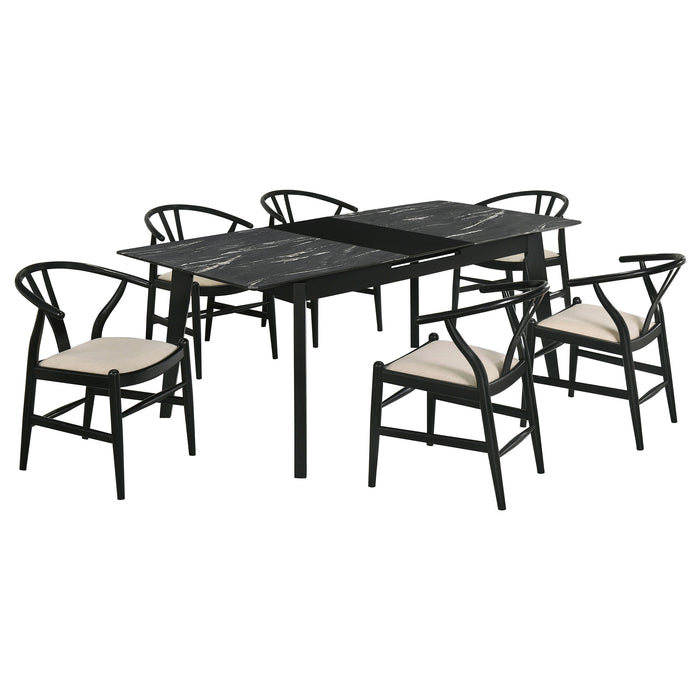 Crestmont 7 Pc Dining Set - Visions in Furniture (La Mirada, CA)