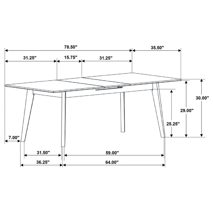 Crestmont 7 Pc Dining Set - Visions in Furniture (La Mirada, CA)