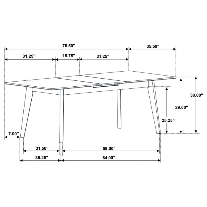Crestmont Dining Table - Visions in Furniture (La Mirada, CA)