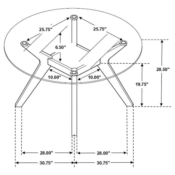 Paxton Dining Tables - Visions in Furniture (La Mirada, CA)