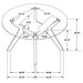 Paxton Dining Tables - Visions in Furniture (La Mirada, CA)