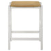 Edgeworth 3-piece Kitchen Island Counter Table Set White - Visions in Furniture (La Mirada, CA)