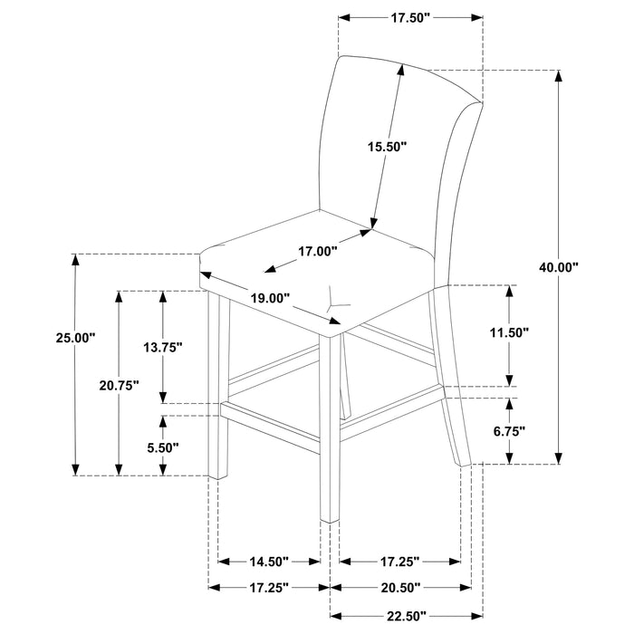 Alba Counter Stool - Visions in Furniture (La Mirada, CA)