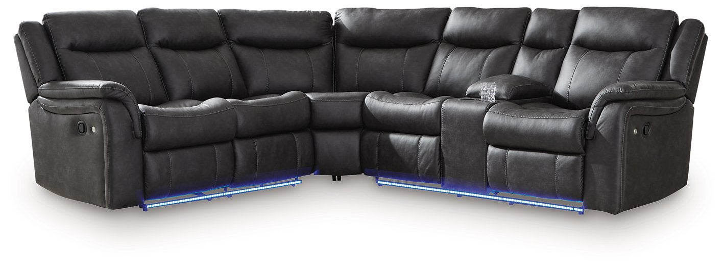 Sultan Meadow Reclining Sectional - Visions in Furniture (La Mirada, CA)
