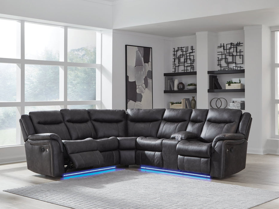 Sultan Meadow Reclining Sectional - Visions in Furniture (La Mirada, CA)