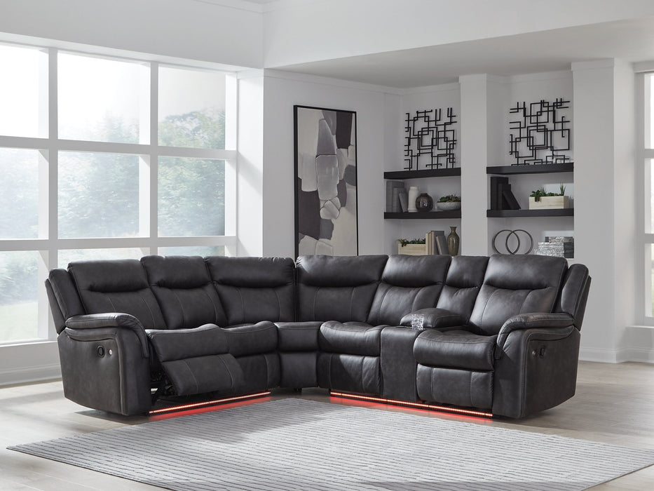 Sultan Meadow Reclining Sectional - Visions in Furniture (La Mirada, CA)