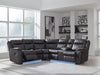 Sultan Meadow Reclining Sectional - Visions in Furniture (La Mirada, CA)
