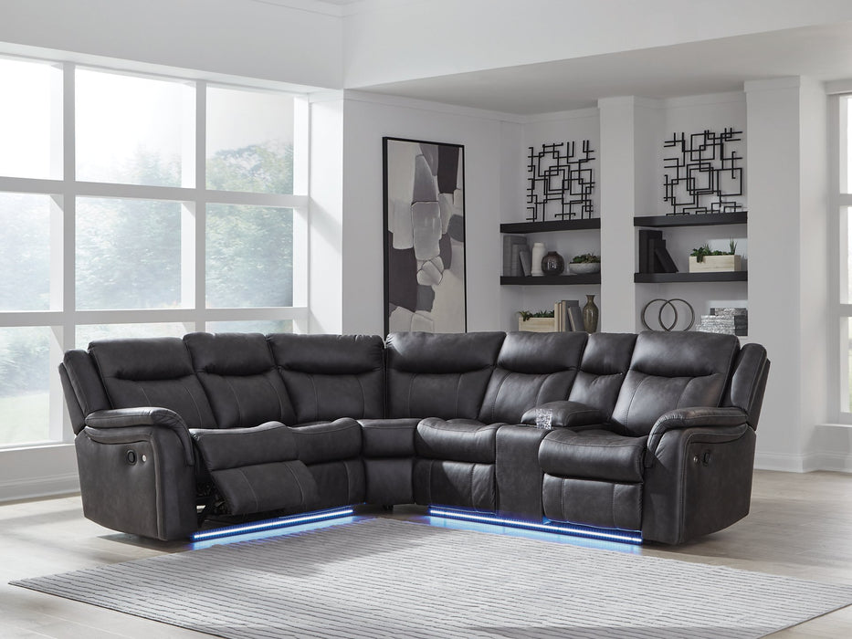 Sultan Meadow Reclining Sectional - Visions in Furniture (La Mirada, CA)