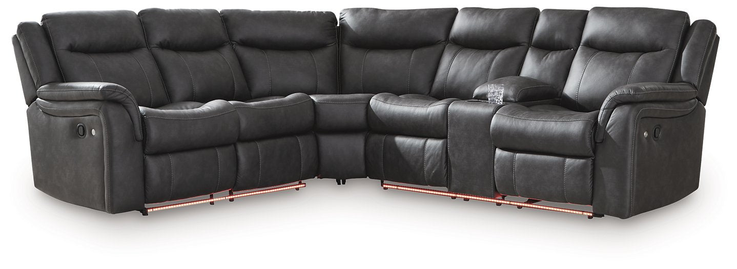 Sultan Meadow Reclining Sectional - Visions in Furniture (La Mirada, CA)