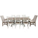 Parker House Americana Modern Dining 88 inch Trestle Extendable Dining Table