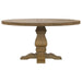 Florence 5-piece Round Dining Table Set Rustic Honey - Visions in Furniture (La Mirada, CA)