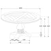 Florence 5-piece Round Dining Table Set Rustic Honey - Visions in Furniture (La Mirada, CA)