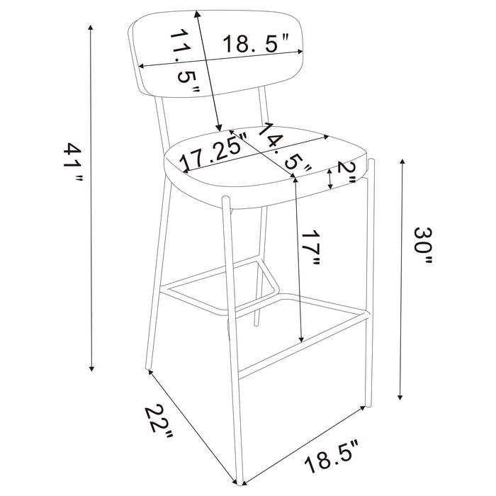 Elison Bar Stool - Visions in Furniture (La Mirada, CA)