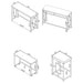 Jackson 4 Pc Counter Height Dining Set - Visions in Furniture (La Mirada, CA)