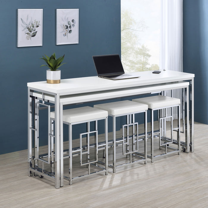 Jackson 5 Pc Counter Height Dining Set - Visions in Furniture (La Mirada, CA)