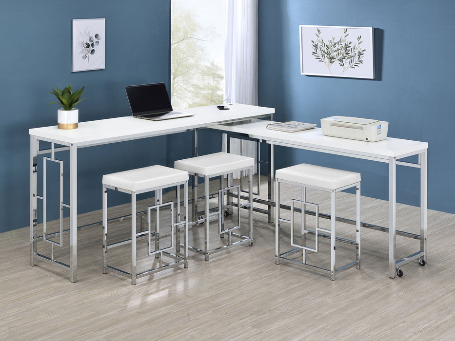 Jackson 5 Pc Counter Height Dining Set - Visions in Furniture (La Mirada, CA)