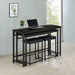 Hawes 4 Pc Counter Height Dining Set - Visions in Furniture (La Mirada, CA)